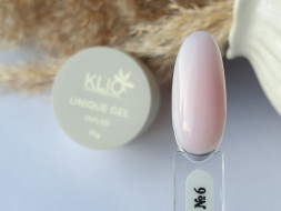 KLIO   Гель для моделирования Unique gel   №06  MISTY ROSE   15г