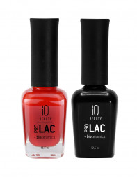 IQ BEAUTY   Лак для ногтей с биокерамикой   12,5мл   Prolac LIKE RED LIPSTICK   #021
