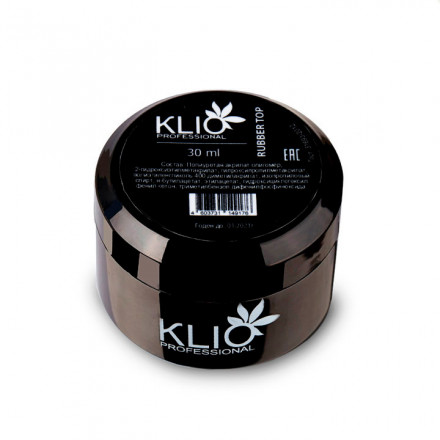 KLIO  Топ каучуковый с л/с  Top  RUBBER   30г  (широкая банка)