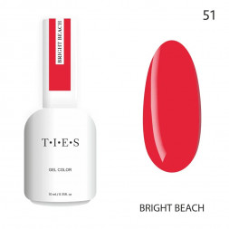 TIES   Гель-лак  10мл  BRIGHT BEACH   #051