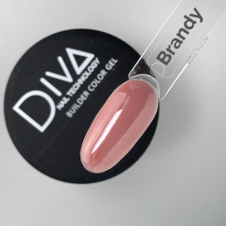 DIVA   Гель для моделирования  30мл  Builder gel   BRANDY