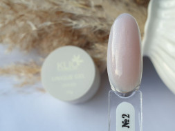 KLIO   Гель для моделирования Unique gel   №02  TAN GLOW   15г