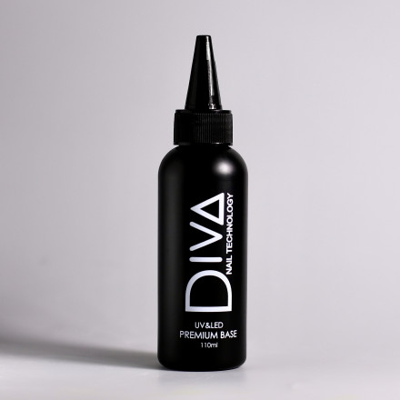 DIVA   База каучуковая прозрачная  PREMIUM Base   110мл