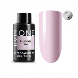 ONE NAIL   Гель для укрепления   Fluid gel   #06   30г   (бутылка)