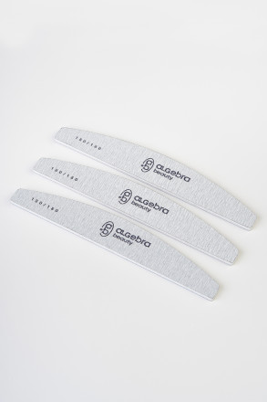 ALGEBRA BEAUTY   Пилка лодка на пластике   XL   180/180   (20шт)