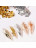 NAIL REPUBLIC   Поталь для дизайна ногтей, Серебро жатое