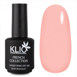 KLIO  Гель-лак полупрозрачный  15мл   FRENCH COLLECTION   #10