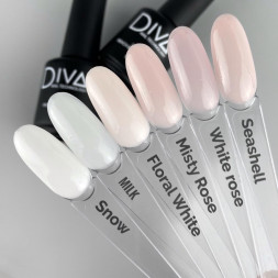 DIVA   База камуфлирующая  French Base FLORAL WHITE   15мл
