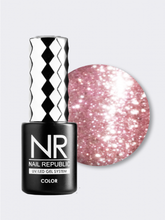 NAIL REPUBLIC   Гель-лак жидкая фольга   10мл   Night Life   #379