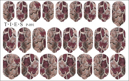 TIES   Пленка для маникюра   P-091