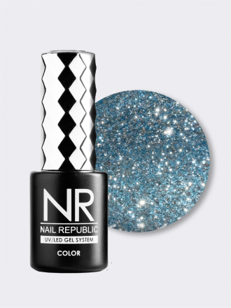 NAIL REPUBLIC   Гель-лак жидкая фольга   10мл   Night Life   #381