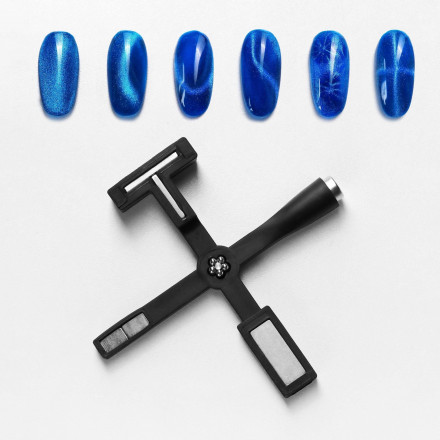 NAIL REPUBLIC   Магнит прямоугольный для гель-лака кошачий глаз   5в1