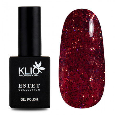 KLIO  Гель-лак  ESTET COLLECTION  10мл  №305  Красные с шиммером