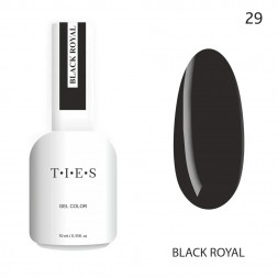 TIES   Гель-лак  10мл  BLACK ROYAL   #029