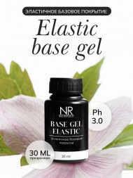NAIL REPUBLIC   База прозрачная мягкая   Base ELASTIC   30мл   (бутылка)