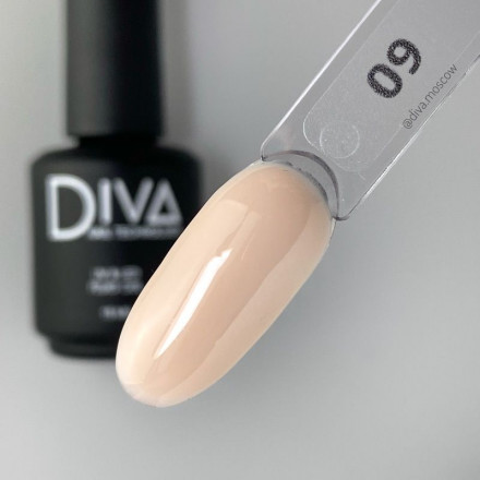 DIVA   Гель для укрепления   15мл   Gel FLUID   #09