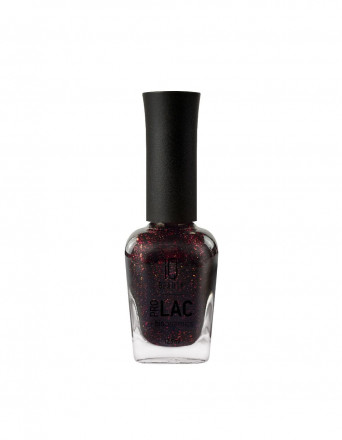 IQ BEAUTY   Лак для ногтей с биокерамикой с декором   12,5мл   Prolac RED YULE   #148