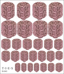 TIES   Пленка для педикюра   H-041