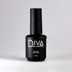DIVA   База для подложки прозрачная  SOFT Base   15мл