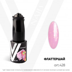 VOGUE NAILS   Гель-лак с блестками  10мл  ФЛАТТЕРШАЙ  10мл