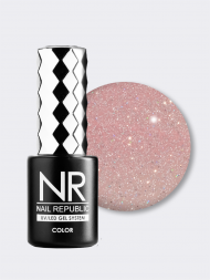 NAIL REPUBLIC   Гель-лак с шиммером   10мл   Lipstick   #387