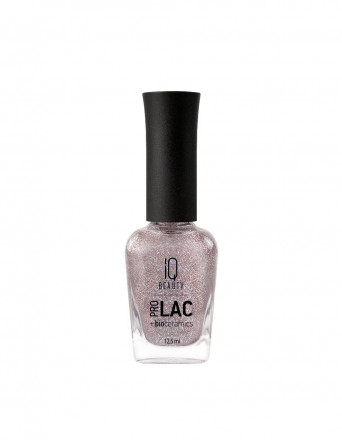 IQ BEAUTY   Лак для ногтей с биокерамикой с шиммером   12,5мл   Prolac CHAMPAGNE SHOWER   #151