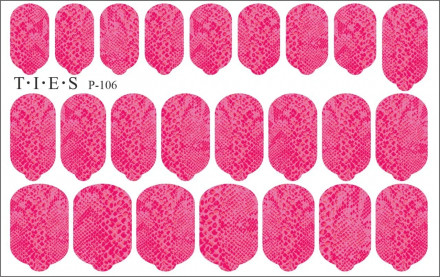 TIES   Пленка для маникюра   P-106