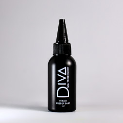 DIVA   База каучуковая прозрачная  RUBBER Base   55мл