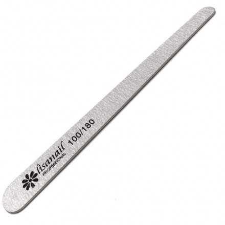 LISA NAIL   Пилка капля МИНИ на дереве   16,5см   100/180   (50шт)   [16]