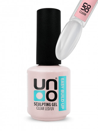 UNO   Гель для укрепления базовый   15г   Gel EASY BUILD UP CLEAR