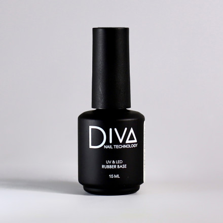 DIVA   База каучуковая прозрачная  RUBBER Base   15мл
