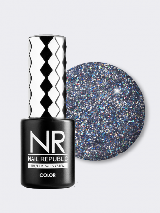 NAIL REPUBLIC   Гель-лак перламутровый   10мл   Diamonds   #389
