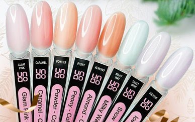 UNO   База камуфлирующая   12г   Rubber Color Base Gel   GLAM PINK