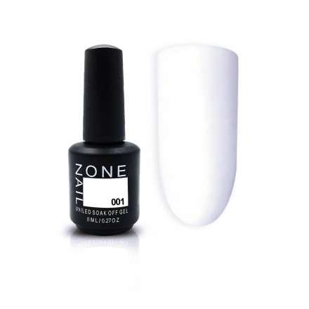 ONE NAIL   Гель-лак  Classic mini   #001  Белый  8мл