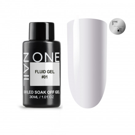 ONE NAIL   Гель для укрепления   Fluid gel   #01   30г   (бутылка)