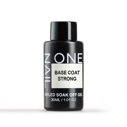 ONE NAIL   База прозрачная   STRONG base  (бутылка)   30мл
