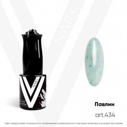 VOGUE NAILS   Гель-лак с поталью  10мл  ПАВЛИН
