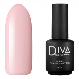 DIVA   База камуфлирующая  French Base MISTY ROSE   15мл