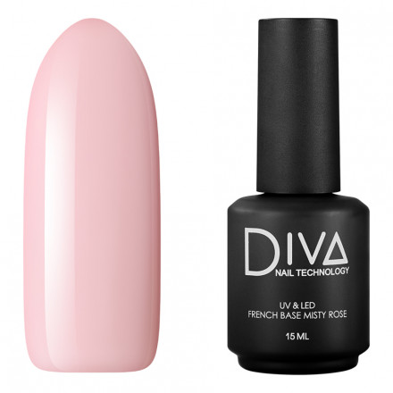 DIVA   База камуфлирующая  French Base MISTY ROSE   15мл