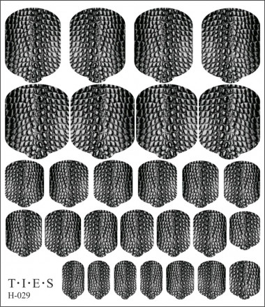 TIES   Пленка для педикюра   H-029