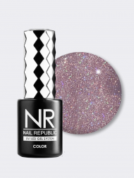 NAIL REPUBLIC   Гель-лак голографический   10мл   Rose Garden   #416