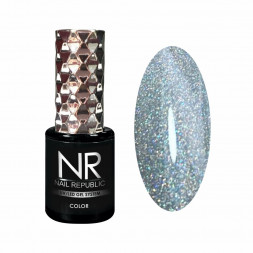 NAIL REPUBLIC   Гель-лак голографический   10мл   Diamonds   #417
