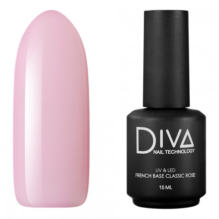 DIVA   База камуфлирующая  French Base CLASSIC ROSE   15мл