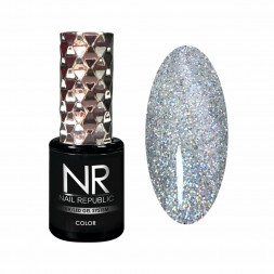 NAIL REPUBLIC   Гель-лак с шиммером   10мл   Diamonds   #421