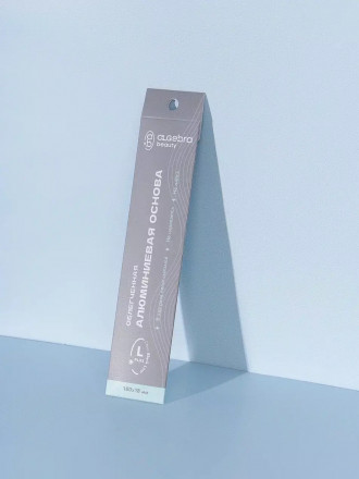 ALGEBRA BEAUTY   Основа для пилки прямая алюминиевая Черная   L Plus (180х18мм)