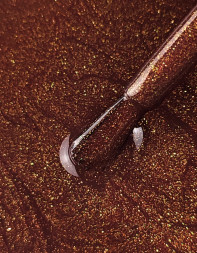 IQ BEAUTY   Лак для ногтей с биокерамикой с поталью   12,5мл   Prolac OBSESSION CINNAMON GLOW   #158