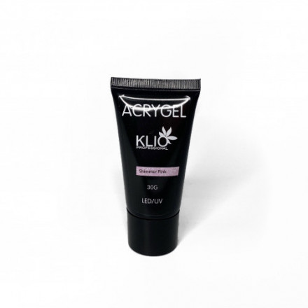 KLIO Акригель Shimmer Pink 30г (тюбик)