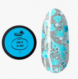 KLIO  Гель с конфетти  GEL CONFETTI  5г (банка)  №10