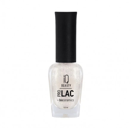 IQ BEAUTY   Лак для ногтей с биокерамикой с хлопьями Юки   12,5мл   Prolac BORN TO SPARKLE   #059