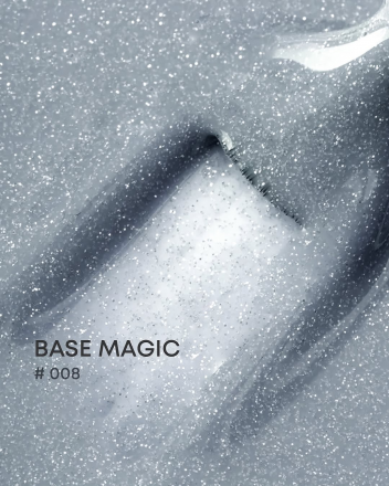GRAPE   База светоотражающая  15мл  Base MAGIC   №08